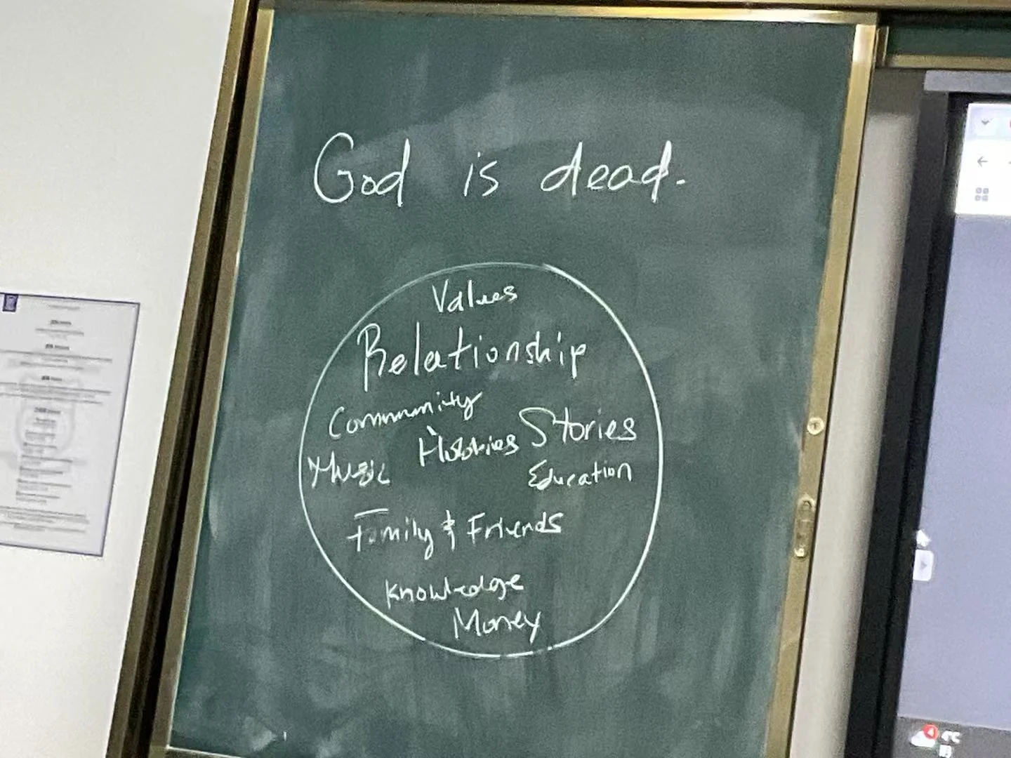 Blackboard Graffiti